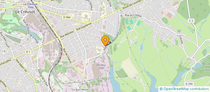 localisation de l'entreprise MOUCHERIAN à LE CREUSOT