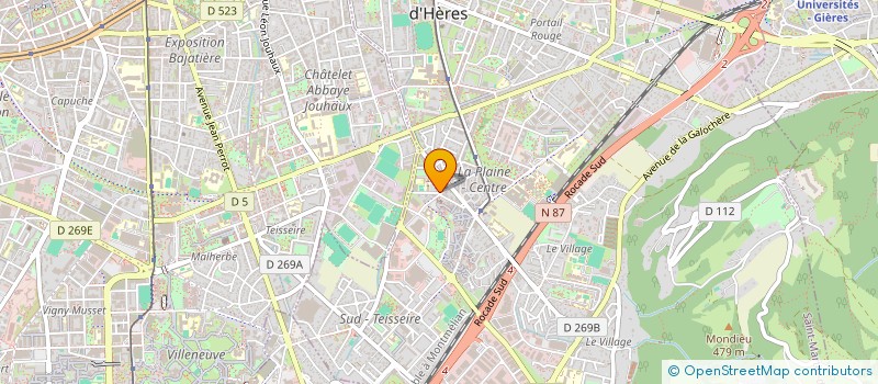 localisation de l'entreprise MOUCHEROTTE  SAINT-MARTIN-D'HERES