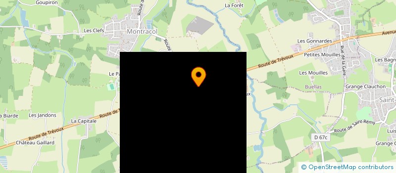 localisation de l'entreprise MOUCHES DEVAUX CHAMPAGNOLE à MONTRACOL
