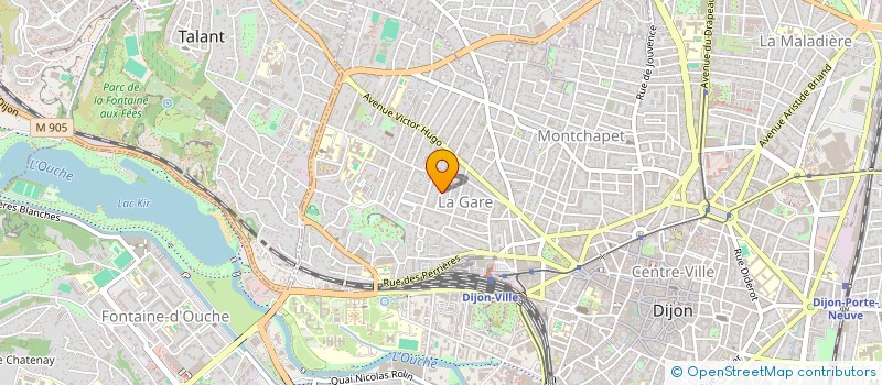 localisation de l'entreprise MOUCHON IMMOBILIER à DIJON