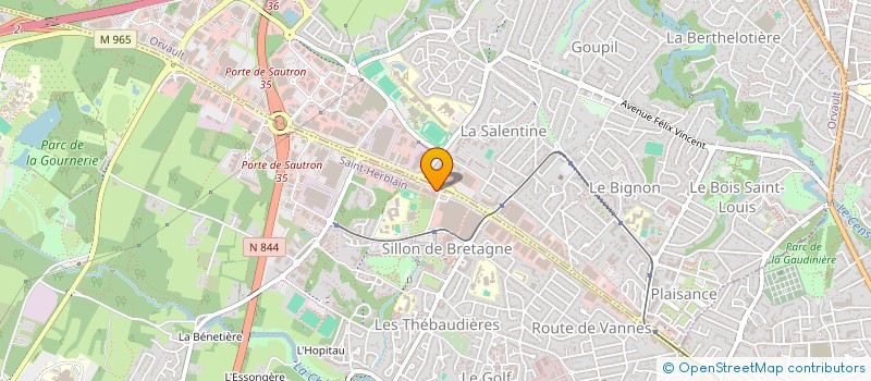 localisation de l'entreprise MOUCHONNET-GOURVEST  SAINT-HERBLAIN