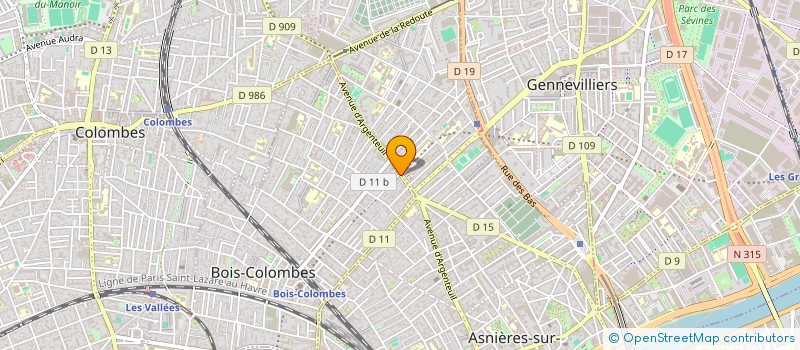 localisation de l'entreprise MOUD CONSULTING à BOIS-COLOMBES
