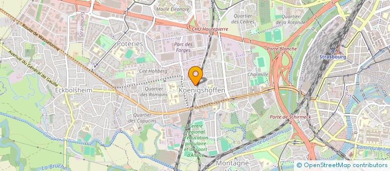 localisation de l'entreprise MOUDI  STRASBOURG