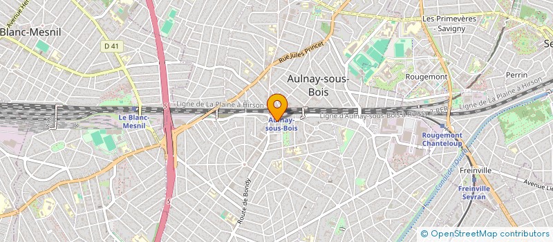 localisation de l'entreprise MOUDINA HOLDING à AULNAY-SOUS-BOIS