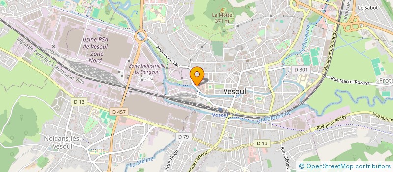 localisation de l'entreprise MOUDIS à VESOUL