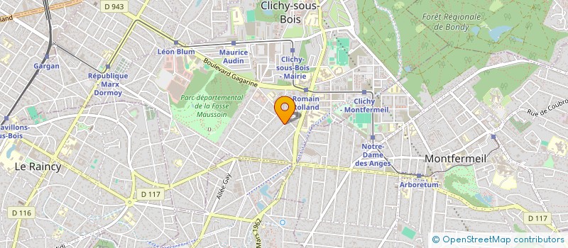 localisation de l'entreprise MOUDJ TRANSPORT à CLICHY-SOUS-BOIS
