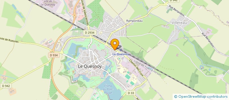 localisation de l'entreprise MOUDNI FINANCES  LE QUESNOY