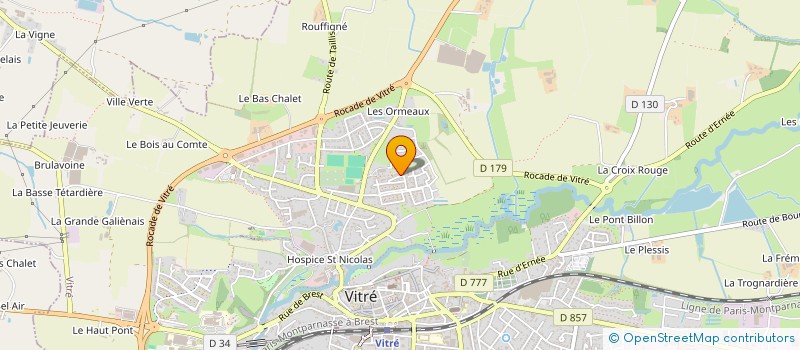 localisation de l'entreprise MOUEZY IMMOBILIER  VITRE