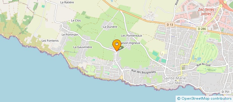 localisation de l'entreprise MOUFFLE 21  PORNIC