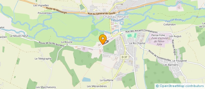 localisation de l'entreprise MOUFFRON ET FILS à CHATEAU-RENARD