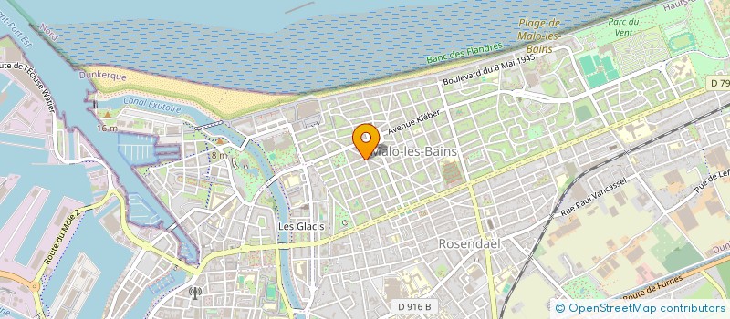 localisation de l'entreprise MOUFLETTE MALO à DUNKERQUE