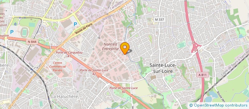 localisation de l'entreprise MOUGEL SAS à NANTES