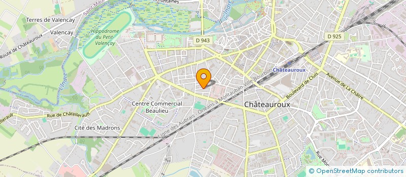 localisation de l'entreprise MOUGEOT IMMOBILIER LTD  CHATEAUROUX