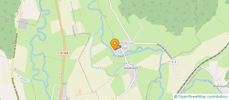 localisation de l'entreprise MOUGEOT STEPHANE  MONCEL-SUR-VAIR