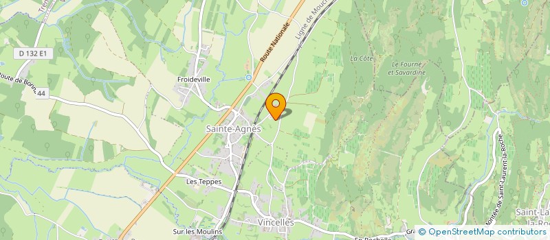 localisation de l'entreprise MOUGET PERE ET FILS  TRENAL