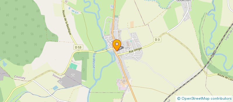 localisation de l'entreprise MOUGIN PERE ET FILS SARL  MONCEL-SUR-VAIR