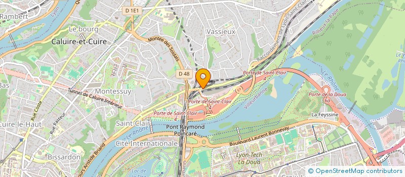 localisation de l'entreprise MOUGINS AUTOMOBILES  CALUIRE-ET-CUIRE