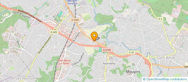 localisation de l'entreprise MOUGINS FL à MOUGINS
