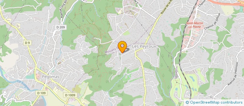 localisation de l'entreprise MOUGINS PRIMEVERES à LA ROQUETTE-SUR-SIAGNE