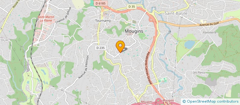 localisation de l'entreprise MOUGINS REAL ESTATE à MOUGINS