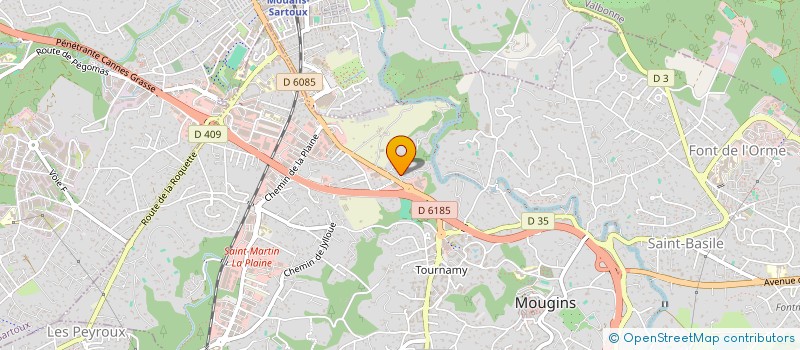 localisation de l'entreprise MOUGINS TERRASSEMENT à MOUGINS