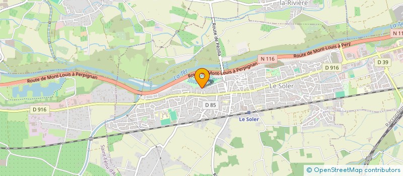 localisation de l'entreprise MOUGNAS  LE SOLER