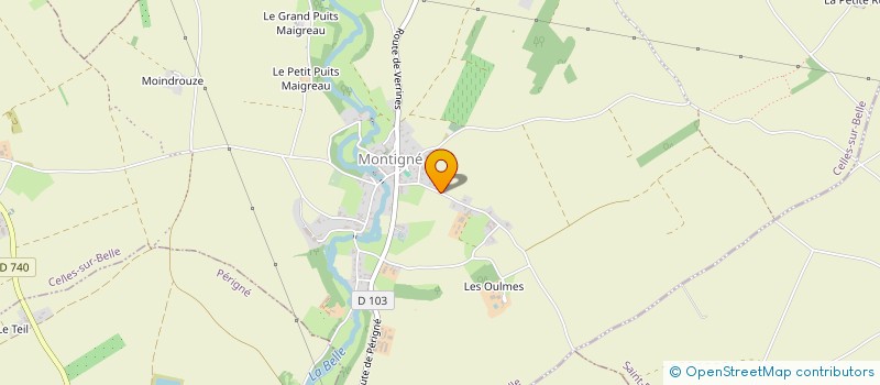 localisation de l'entreprise MOUGON MENUISERIES  CELLES-SUR-BELLE