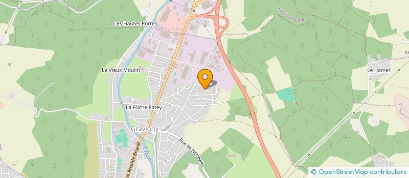 localisation de l'entreprise MOUHDI VTC à GRAVIGNY