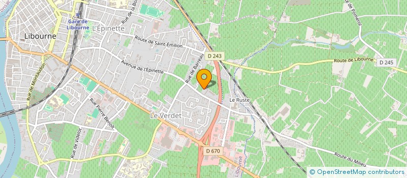 localisation de l'entreprise MOUHTAR à LIBOURNE