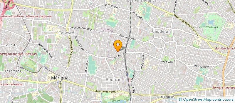 localisation de l'entreprise MOUILLE TES PATTES  MERIGNAC