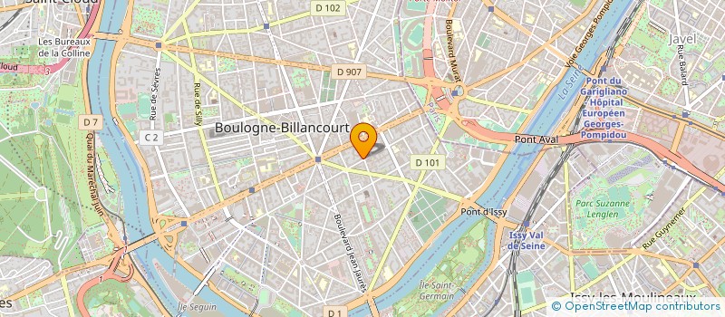 localisation de l'entreprise MOUILLE TON MAILLOT ! à BOULOGNE BILLANCOURT