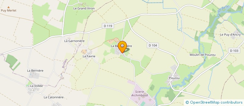 localisation de l'entreprise MOUILLEBET à SELIGNE