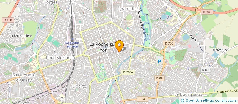 localisation de l'entreprise MOUILLERON MUSCULATION à MOUILLERON-LE-CAPTIF
