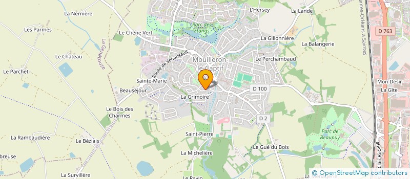 localisation de l'entreprise MOUILLERON SPORTS FOOTBALL à MOUILLERON-LE-CAPTIF