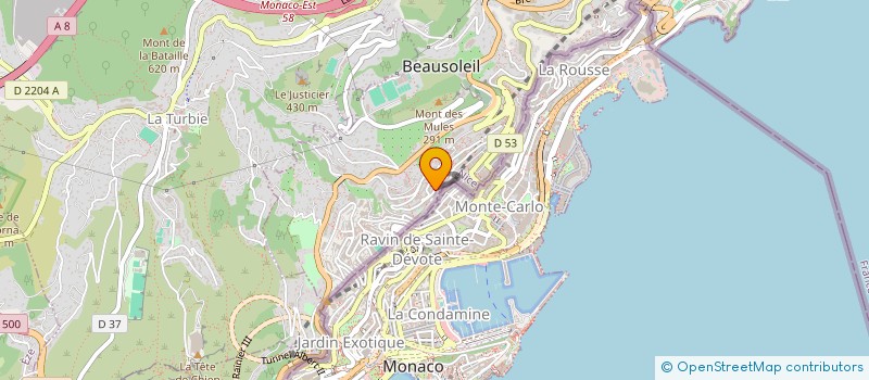 localisation de l'entreprise MOUIMA à BEAUSOLEIL