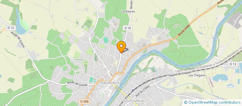 localisation de l'entreprise MOUISSET AUTOMOBILE à RABASTENS