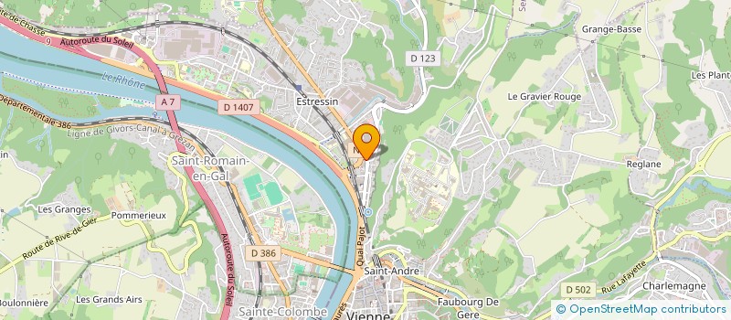 localisation de l'entreprise MOUIZ&RECORD à VIENNE