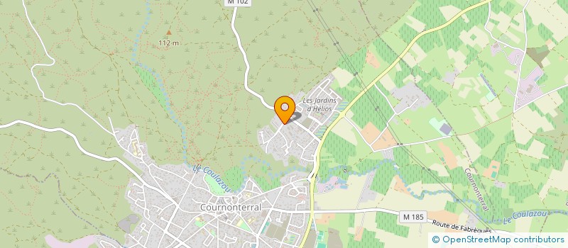 localisation de l'entreprise MOUJAHID  COURNONTERRAL