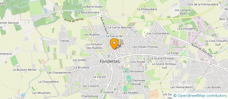 localisation de l'entreprise MOUJOA à FONDETTES