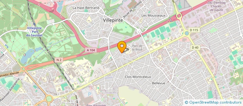 localisation de l'entreprise MOUKDA PRODUCTION à VILLEPINTE