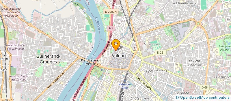 localisation de l'entreprise MOUKTARIAN à VALENCE