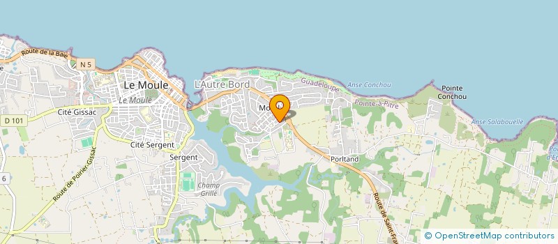 localisation de l'entreprise MOUL'SCRABBLE CLUB  LE MOULE