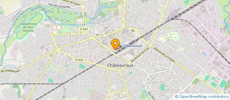 localisation de l'entreprise MOULARD-ROUMET à CHATEAUROUX