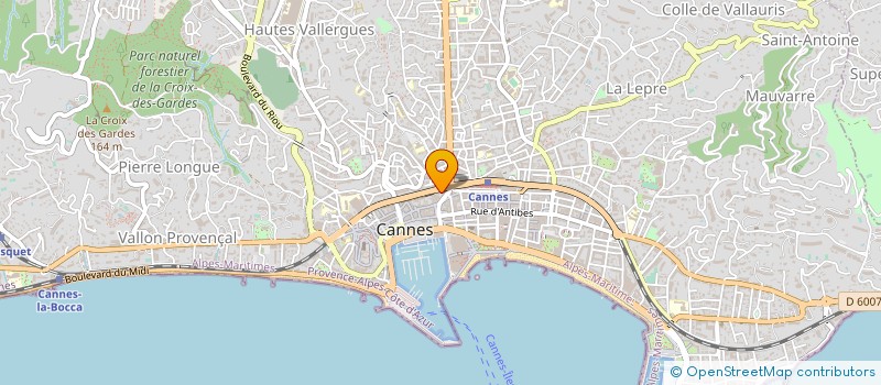 localisation de l'entreprise MOULE à CANNES