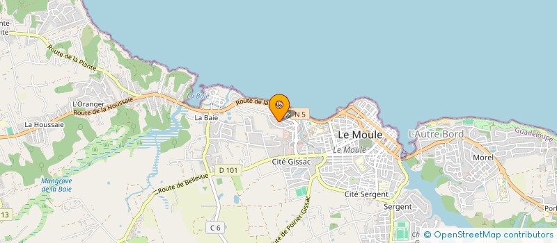 localisation de l'entreprise MOULE BRICOLAGE à LE MOULE