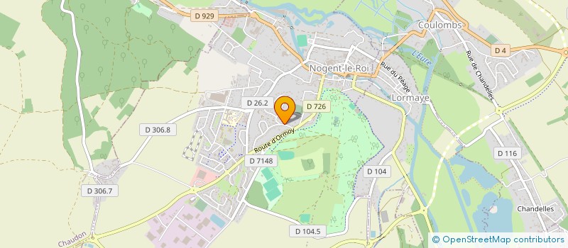 localisation de l'entreprise MOULE CAOUTCHOUC PLASTIQUE-PLASTURGIE à NOGENT-LE-ROI