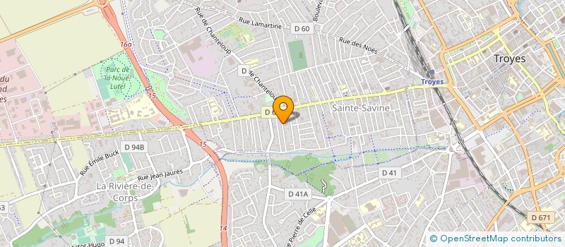 localisation de l'entreprise MOULE ETANCHEITE  SAINTE-SAVINE