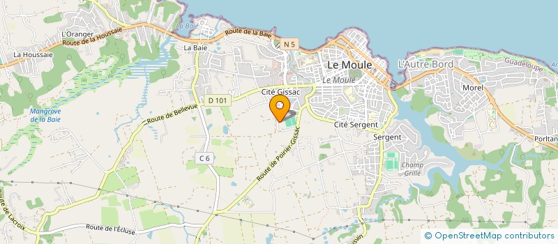 localisation de l'entreprise MOULE MULTI SERVICE à LE MOULE