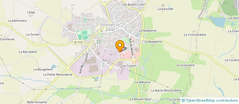 localisation de l'entreprise MOULE RENOV à VILLAINES-LA-JUHEL