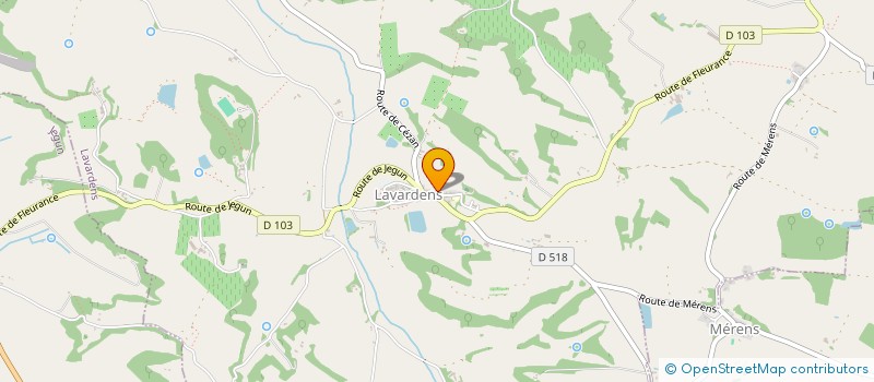 localisation de l'entreprise MOULEDOUS  CASTILLON-MASSAS